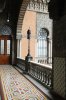Castle veranda
Castle veranda The front verandahs are covered with Portuguese tiles and French mosaics. The light fixtures are made of cast iron, and the cement uprights of the balustrades are topped with Carrara marble rails. Photo: Peter Ilicciev
