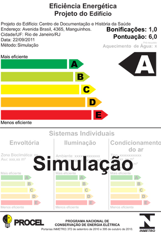 Fiocruz ganha do Inmetro certificado inédito por projeto de eficiência energética